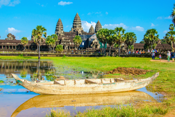 Along Mekong on cruise Angkor Saigon